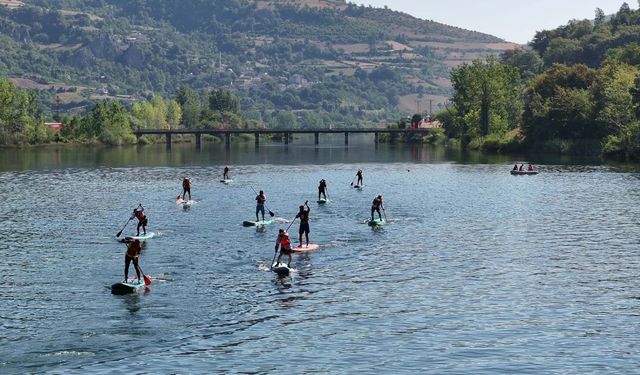Kapıkayafest'te SUP Yarışı Düzenlendi
