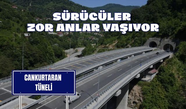 Cankurtaran Tüneli'nde Gecikme Mağdur Ediyor