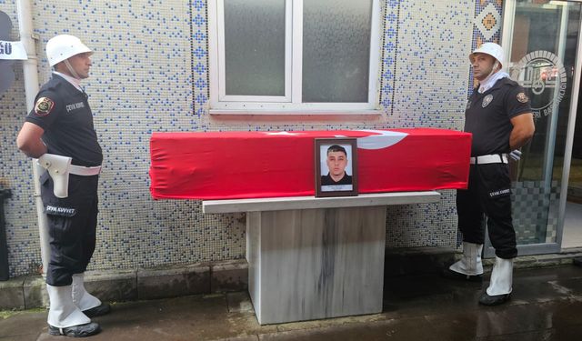 Polis Memuru Son Yolculuğuna Uğurlandı