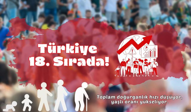 Türkiye'nin Nüfusu 18. Sırada