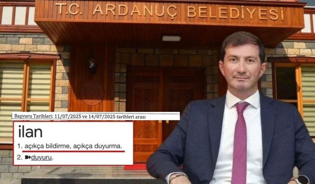 Ardanuç Belediyesi’nde Yine Sessiz Alım