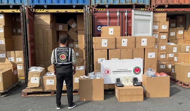Gümrüklerde 7 ayda 41,7 milyar liralık kaçakçılık engellendi