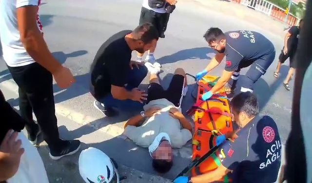 Samsun’da motosikletler çarpıştı: 2 yaralı
