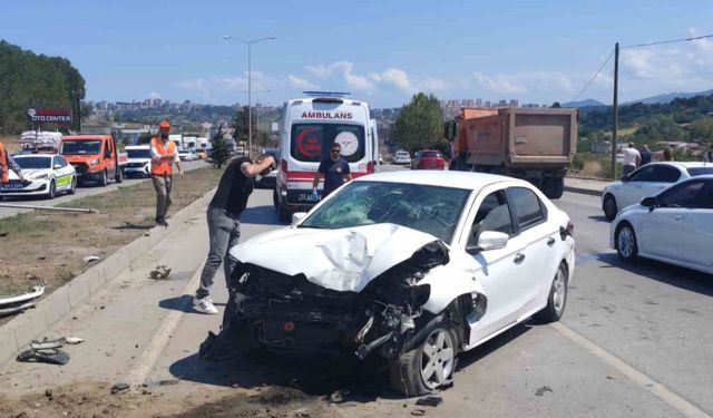 Samsun’da Trafik Kazası: 3 Yaralı