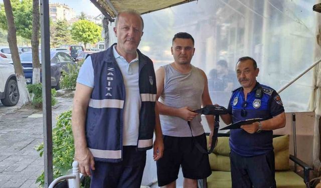 Zabıta Ekiplerinden Örnek Davranış