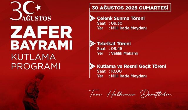 Artvin’de 30 Ağustos Programı