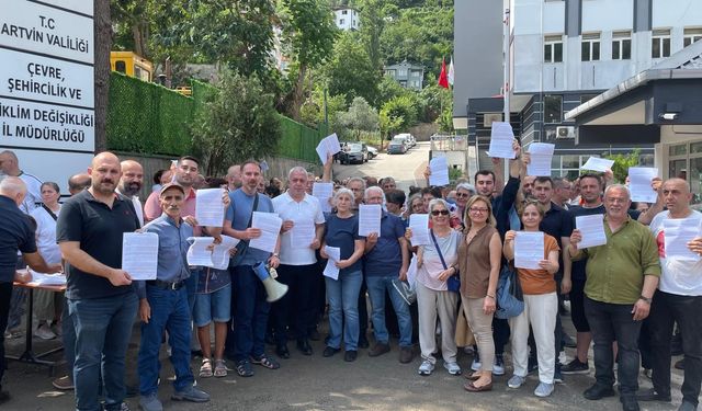 Cerattepe’de Yeni ÇED Onayına Karşı Artvin Ayakta