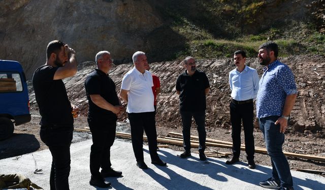 Başkan Erdem Çalışmaları Yerinde İnceledi
