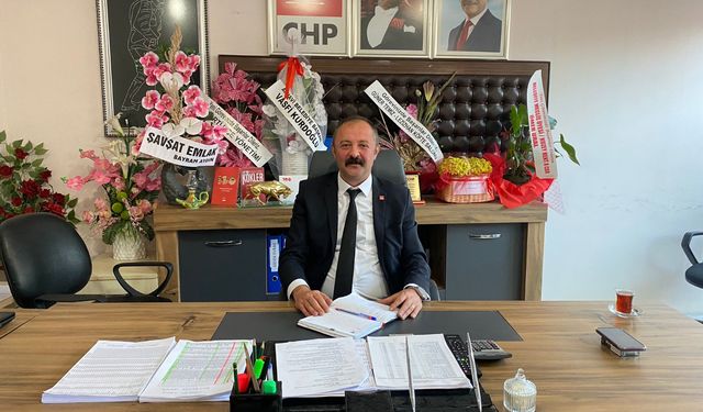 CHP Şavşat İlçe Başkanı Öztürk Adaylığı Açıkladı