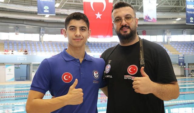 İşitme engelli milli yüzücü olimpiyatlarda 'ses' getirmek istiyor