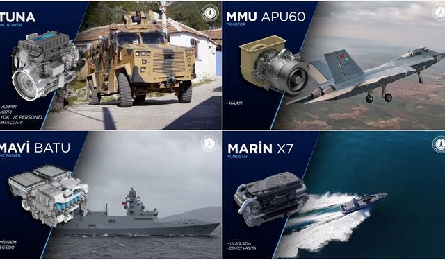 Karada, havada, denizde yerli askeri motor dönemi