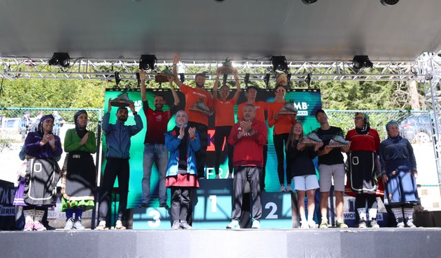 Rize'de düzenlenen 'Kaçkar by UTMB'nin ödül töreni yapıldı