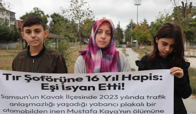 16 yıl hapis alan tır şoförünün eşi: "Adalet istiyorum"