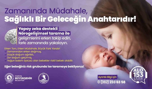 Riskli bebeklere yapay zeka destekli erken müdahale