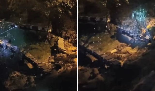 Artvin’in Borçka İlçesinde Arı Kovanları Gece Sel Suları ve Heyelana Kapıldı