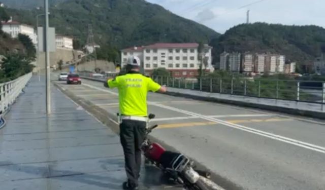 Borçka’da Motosiklet Kazası
