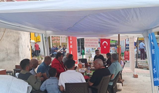 Direniş Çadırına Ziyaretler Sürüyor