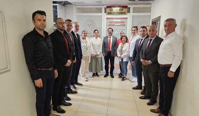 Hopa’da Sağlık Kurumlarına Ziyaret