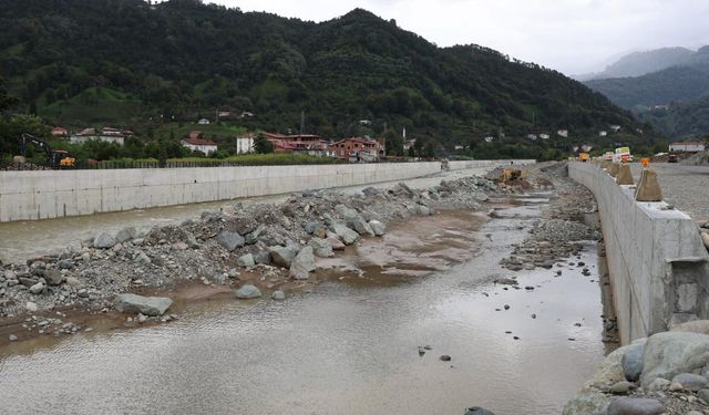 Taşkın Koruma Projesinde Çalışmalar Hızla Sürüyor