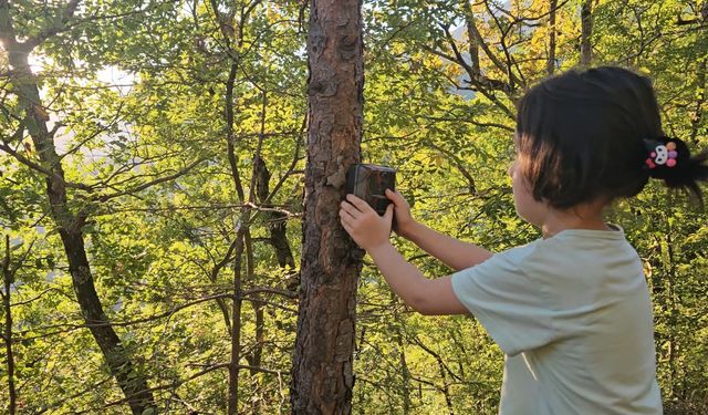 5 Yaşındaki Bensu, Fotokapanla Yaban Hayatını Görüntülüyor