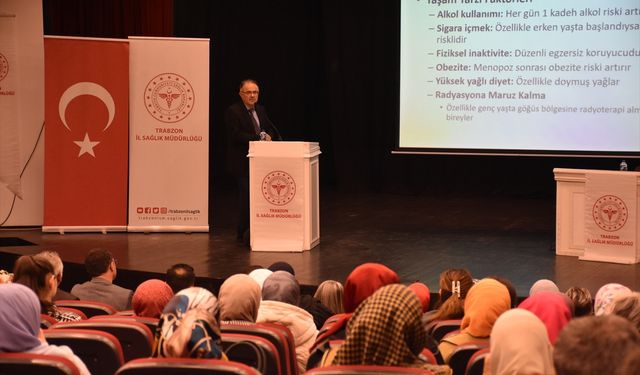 Trabzon'da meme kanserinde erken teşhisin önemi anlatıldı