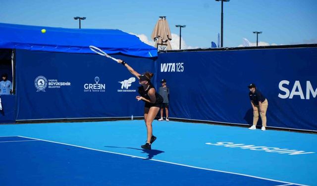 Uluslararası Tenis Turnuvası’nda ikinci tur heyecanı