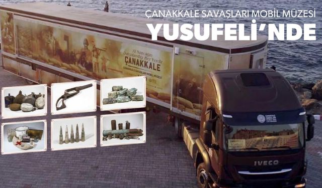 Çanakkale Mobil Müzesi Yusufeli’nde