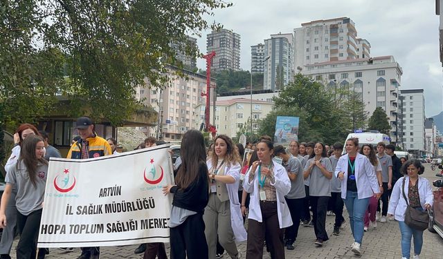 Yürüyüşle Farkındalık Oluşturuldu