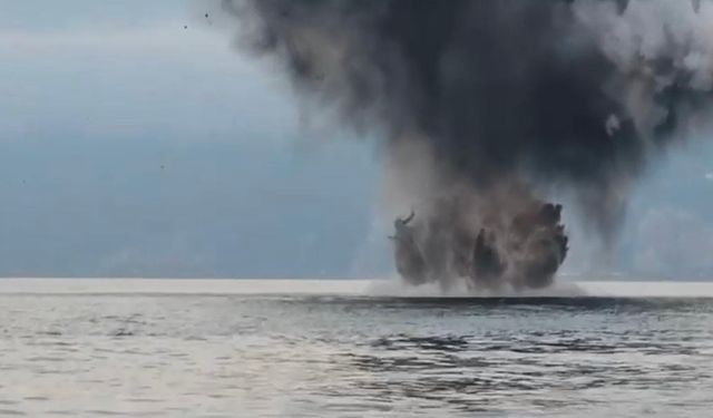İnsansız Deniz Aracı İmha Edildi