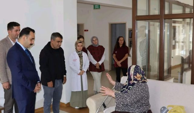 Kaymakam Şahin’den Huzurevi Ziyareti
