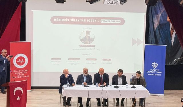 Müderris Süleyman Özbek’e Vefa Programı Gerçekleştirildi