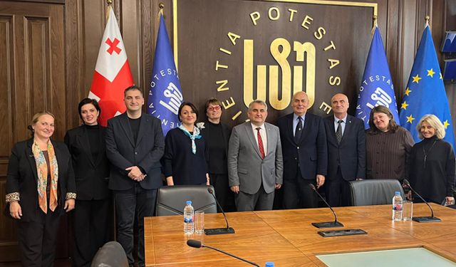 Rektör Aydın, Tiflis’te Temaslarda Bulundu