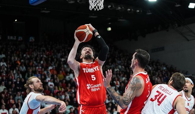 A Milli Basketbol Takımı, İsviçre'yi 85-60 yendi