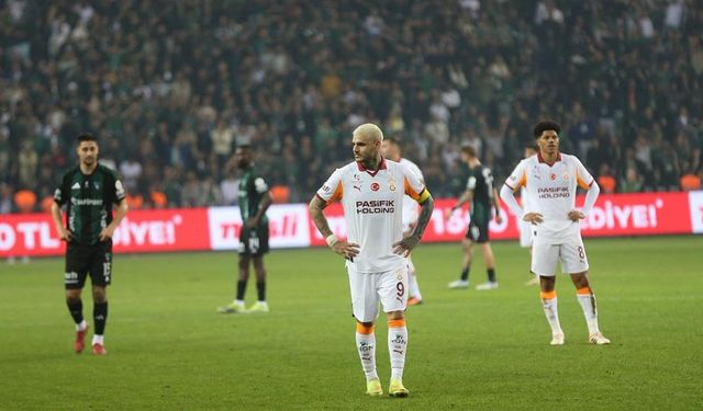 Galatasaray, namağlup ünvanını Kocaelispor karşısında kaybetti