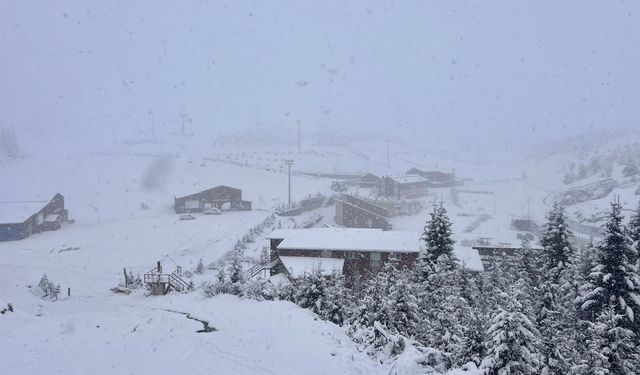 Ordu'nun ilçelerindeki yüksek kesimlere kar yağdı
