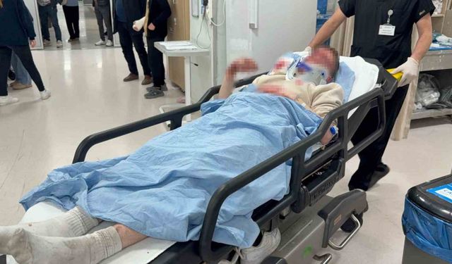 Polisten kaçan motosiklet sürücüsü kaza yaparak yaralandı