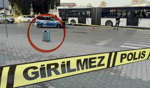 Samsun’da şüpheli valiz paniği