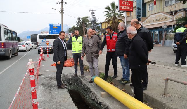 Hopa’da Doğalgaz Kazı Çalışmaları Başladı