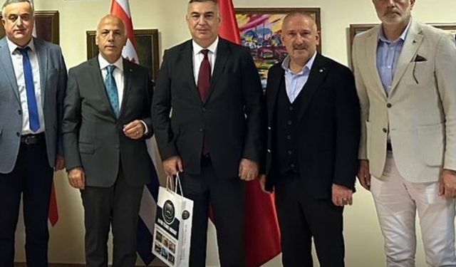 Artvin Borsası Heyetinden Batum Başkonsolosluğuna Ziyaret