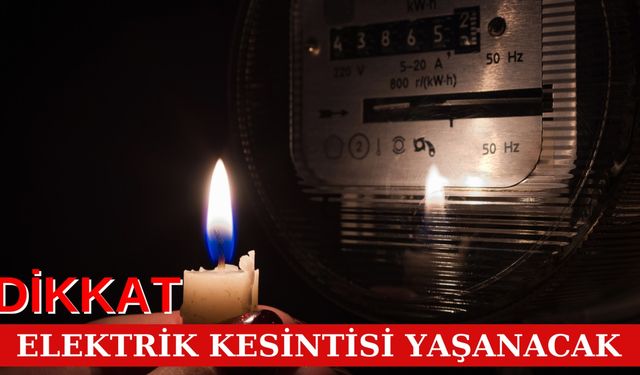 Dört İlçede Elektrik Kesintisi