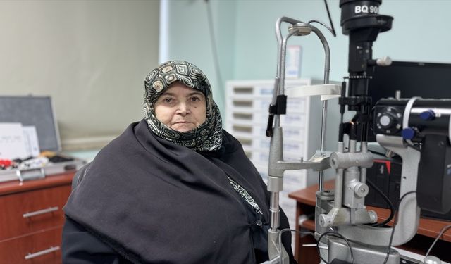 Kornea nakliyle yeniden görmeye başladı