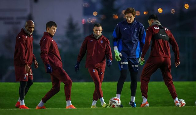 Trabzonspor, Galatasaray maçının hazırlıklarına başladı