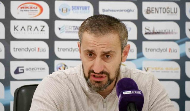 Serkan Özbalta: 'Beni memnun eden şey oyuncuların pes etmemesiydi'