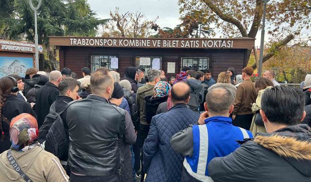 Trabzonspor'da Beşiktaş maçı biletleri satışa çıktı