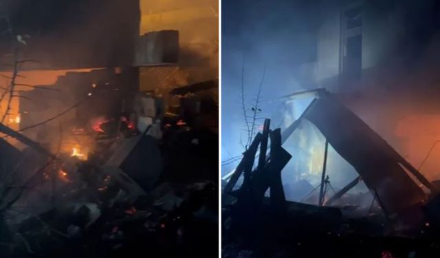 Artvin Şavşat'taki Yangın Bölgesine Ulaşım Kar Nedeniyle Güçlükle Sağlandı