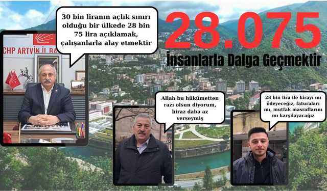“28 Bin 75 Lira İnsanlarla Dalga Geçmektir”