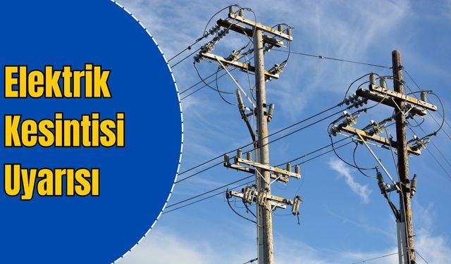 Artvin’de Elektrik Kesintisi