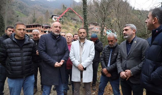 Hopa’da Beton Sızıntısı Çevre Endişesi Yarattı