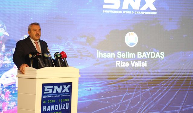 Rize'de 'Dünya Kar Motosikleti Şampiyonası' düzenlenecek