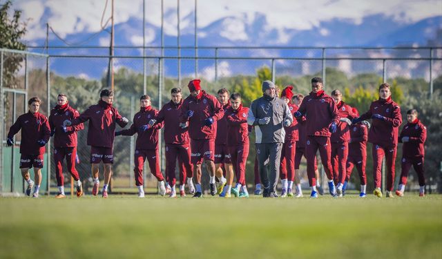 Trabzonspor, Galatasaray maçının hazırlıklarını sürdürdü